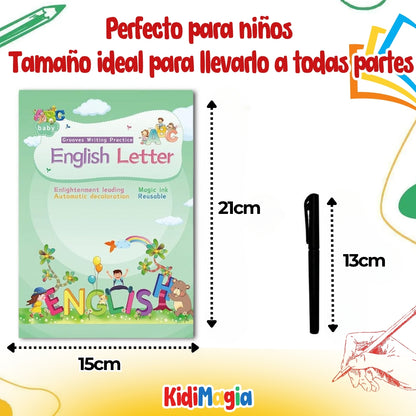 KidiMagia™ Libros Mágicos para Aprender a Escribir, Dibujar y Contar (3-8 años)